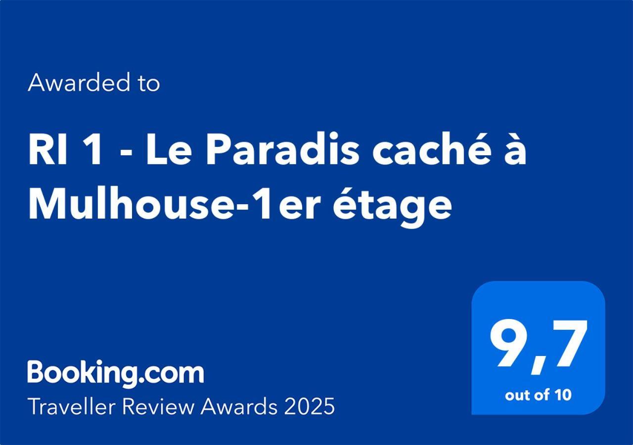 Ri 1 - F3 Le Paradis Cache A Mulhouse-1 A 5 Personnes المظهر الخارجي الصورة